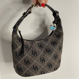 Dooney & Bourke Brown and Black Shoulder Bag